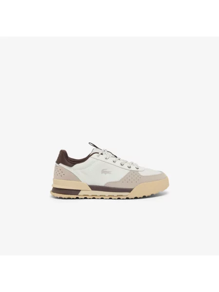 Lacoste Sneakersy Slam Break Ecru biały