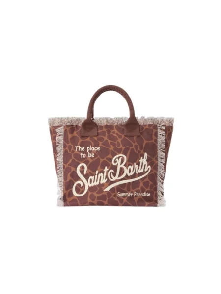 Shopperka Mc2 Saint Barth brązowa