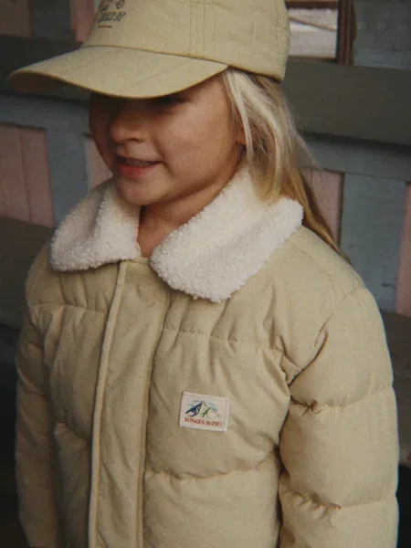 Konges Sløjd стьобана куртка дитяча ALPI COLLAR JACKET GRS