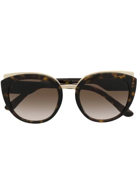 Sluneční brýle Dolce & Gabbana Eyewear s potiskem hnědé