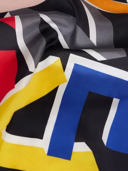 Fular Givenchy de mătase negru