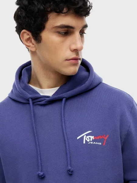 Худі Tommy Jeans фіолетове