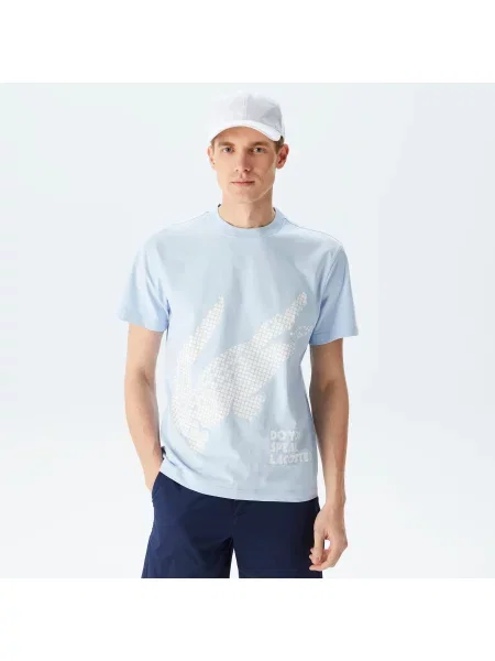 Lacoste футболка чоловіча Regular Fit блакитна