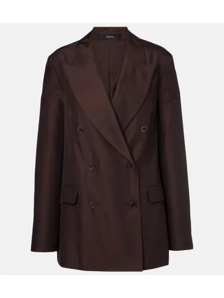 Sacou Joseph de mătase maro