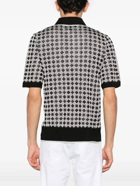 Tricou polo Amiri negru