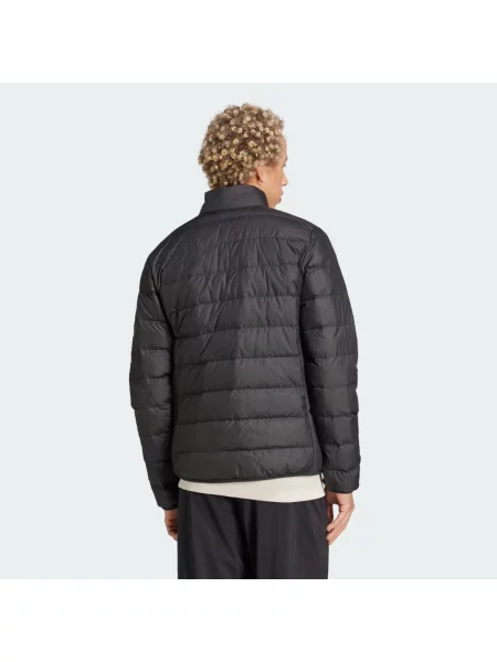 Péřová bunda Adidas černá