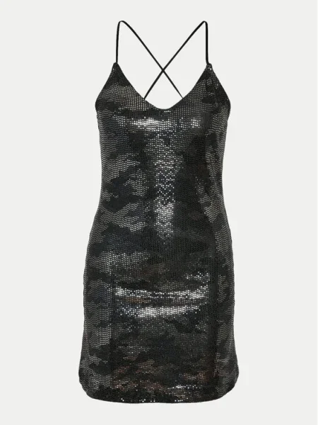 Noisy May Rochie cocktail Shimmer negru