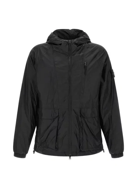 Palton Stone Island cu strasuri albastru