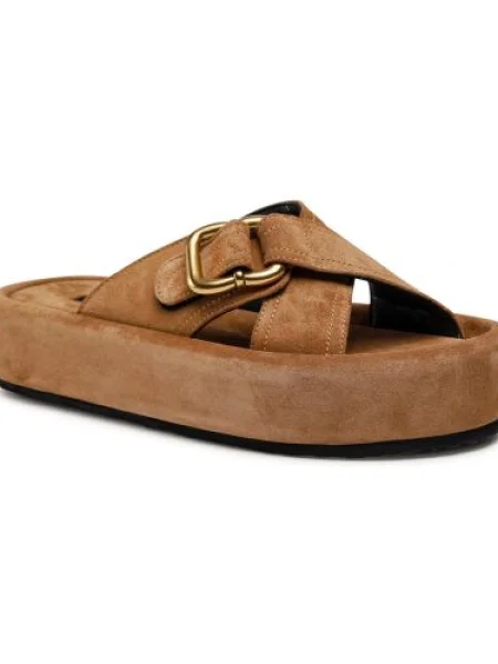 Papucs GINO ROSSI Dark Beige barna