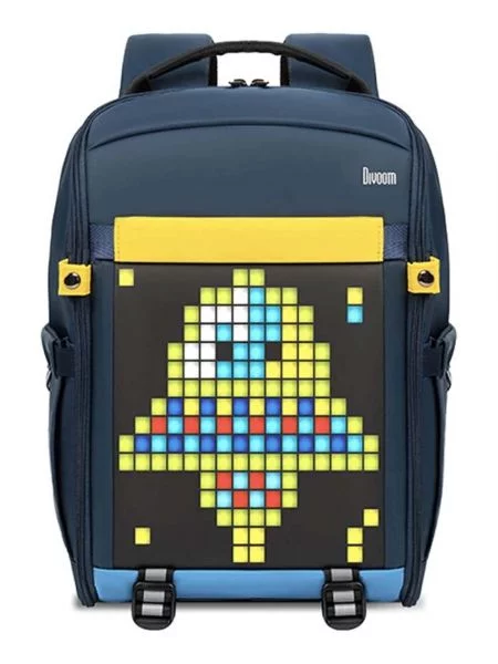 Σακίδιο πλάτης με οθόνη pixel art Reset Club Divoom Backpack S μαύρο