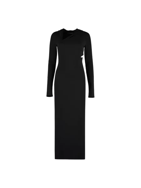 Sukienka maxi Versace czarna