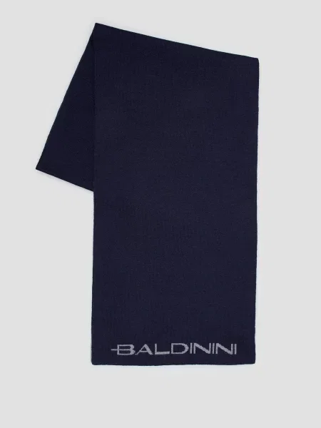 Вовняний шарф Baldinini синій