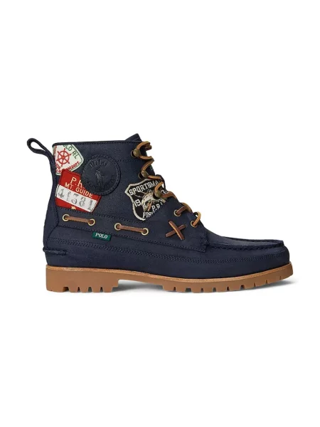 Високи обувки Polo Ralph Lauren Ranger Mid мъжки тъмносиньо