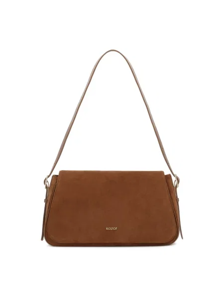 Torebka Kazar zamszowa brązowa