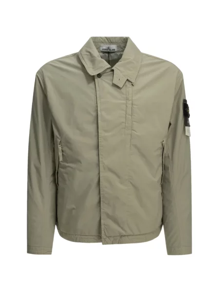 Geacă Stone Island cu strasuri verde
