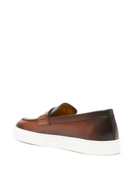 Pantofi loafer Doucal's din piele maro