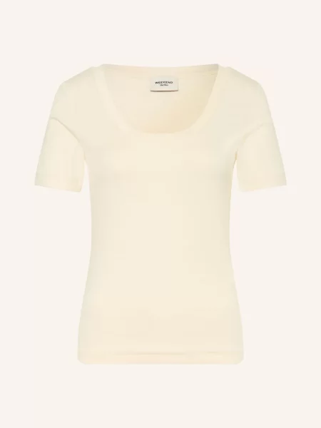 Weekend Max Mara Tričko Multij krémová