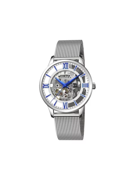 FESTINA Analogové hodinky Automatic watch Automatico stříbrná