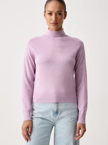 United Colors of Benetton pulover pentru femei cu amestec de lână violet