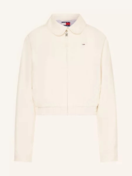Kurtka jeansowa Tommy Jeans beżowa
