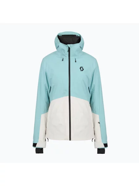 Női sídzseki SCOTT Ultimate Dryo 10 frosty blue/dust white. Méret: XS fehér