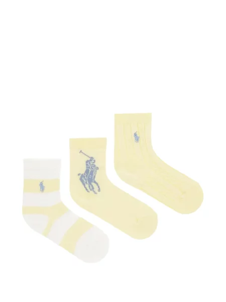 Dětské ponožky Polo Ralph Lauren žluté