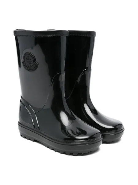 Kalosze dziecięce Moncler Enfant czarne