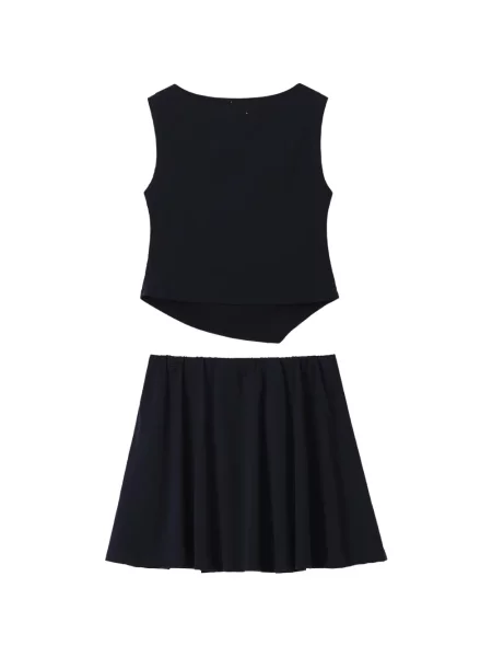 Fusta mini B+ab în linie A negru