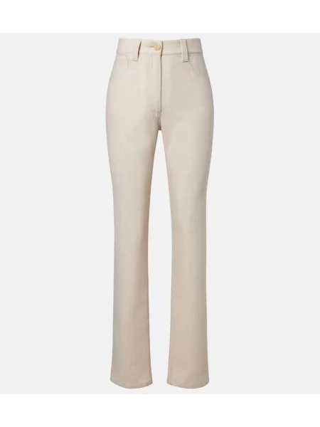 Pantaloni Khaite de lână gri