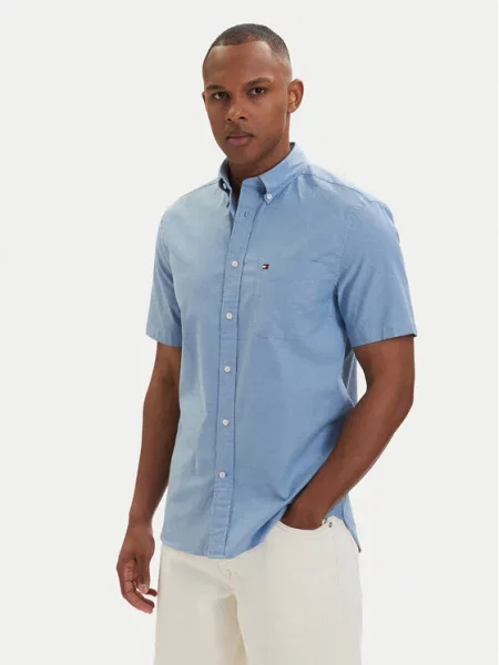 Tommy Hilfiger Cămașă deschis albastru