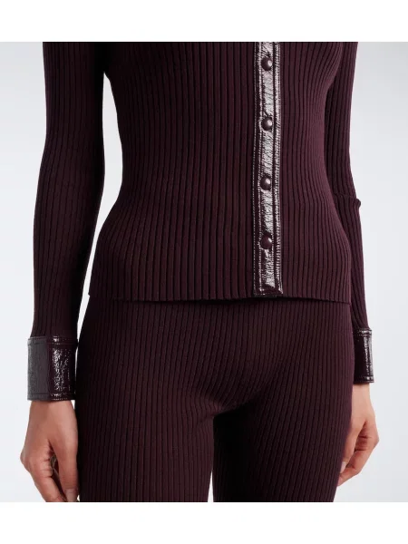 Cardigan Courreges tricotate