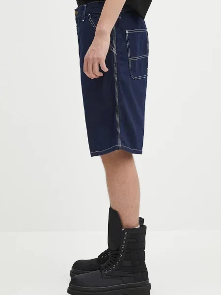 Τζιν σορτς Carhartt WIP Simple Short ανδρικό ναυτικό μπλε