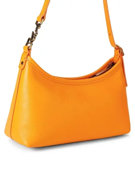 Kurt Geiger London torebka skórzana Kurt sling pomarańczowa