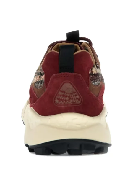Sneakerși Flower Mountain cu model floral roșu