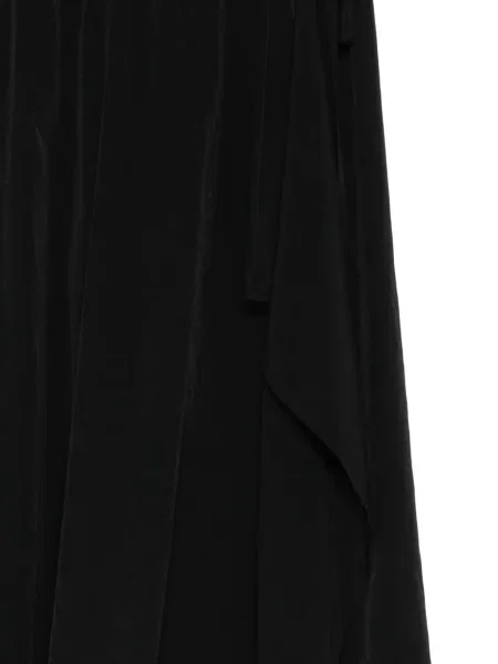 Fustă Y's asimetrică drapată negru