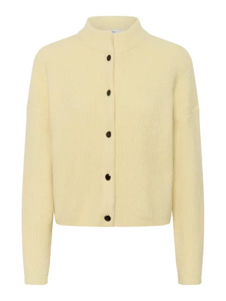 Gestuz Geacă tricotată AlphaGZ deschis galben