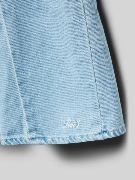 Rozkloszowana dżinsowa sukienka z czystej bawełny model GODET' Levi's