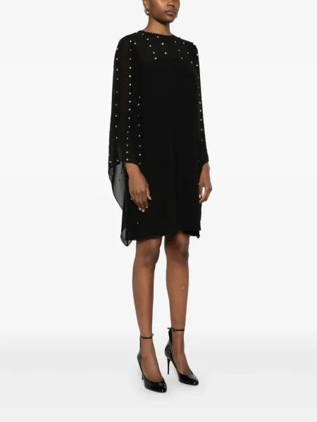 Rochie mini Nissa de cristal de costum negru