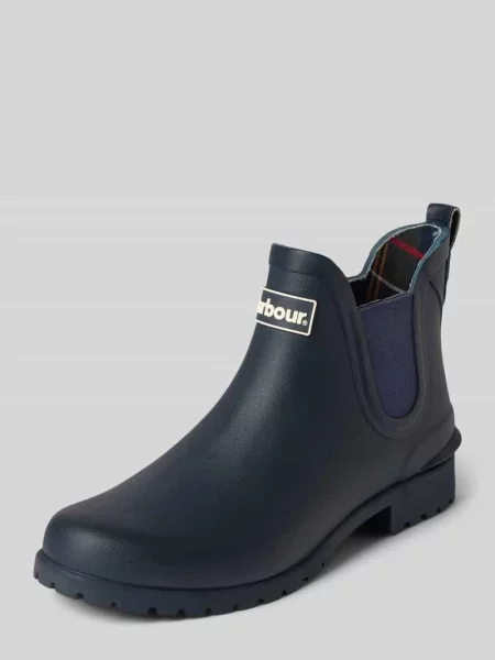 Kalosze z naszywką z logo model Wilton' Barbour granatowe