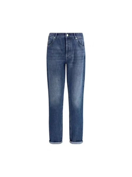 Jeansy Brunello Cucinelli niebieskie
