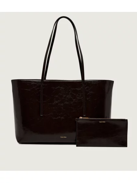 Calvin Klein Shopper táska csokoládé barna