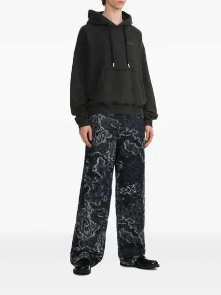 Hanorac cu glugă Off-white alb