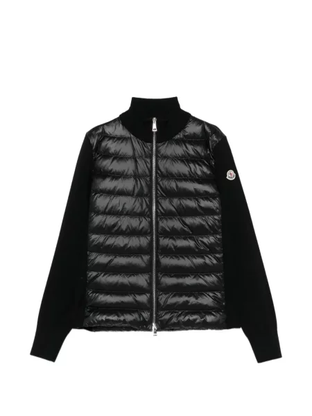 Matlasat geacă cu puf Moncler negru