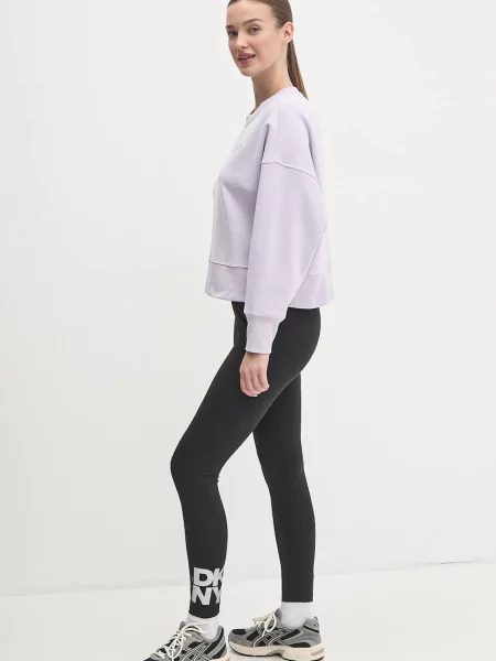 Однотонный свитер Dkny фиолетовый