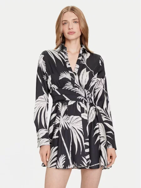 Коктейльное платье Guess зеленое