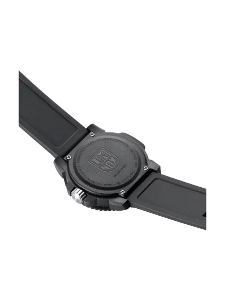 Lniany zegarek Luminox czarny