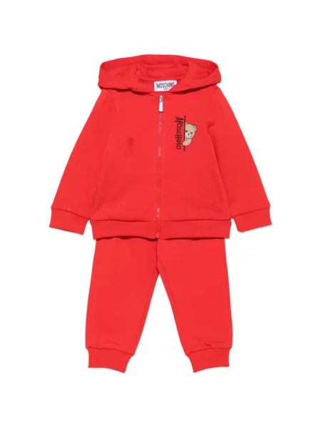 Komplet dresowy dziecięcy Moschino czerwony