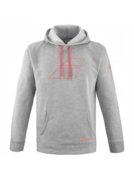 Bluza tenisowa Babolat Strike Hood Sweat szara
