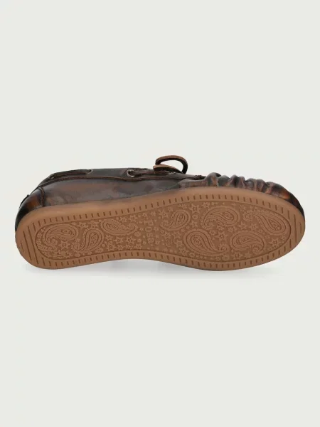 Posa мокасини шкіряні Boat Loafer Wrinkle