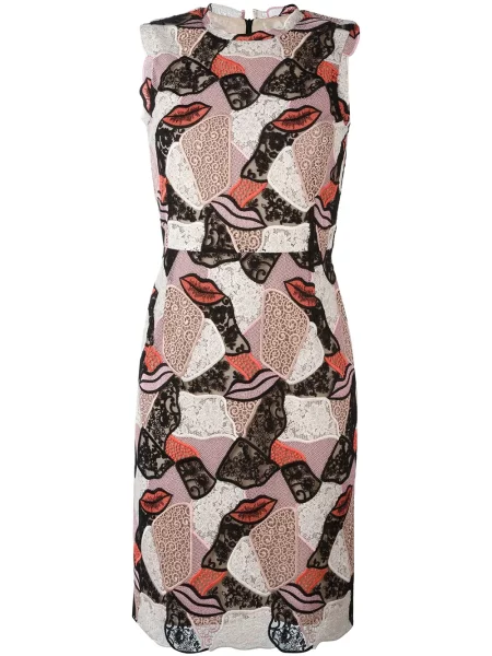 Rochie tip creion Pucci cu broderie